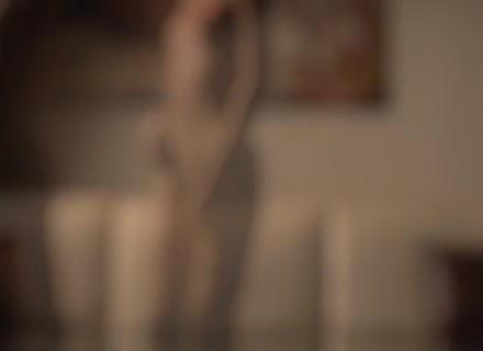 Attractive Delicate Blonde Teasing With Her Sexy Body