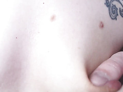 Amateur Babe With Perfect Shaved Pussy Gaping Her Anal With A Pink Toy