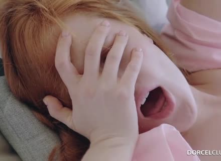 Morning Lesbian Pleasure For Redhead Teen And Milf In Stockings