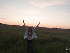 Outdoors Blowjob And Facial After Doggy With A Petite GF In POV