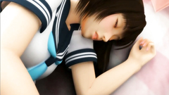 Cute 3D Asian Schoolgirl In Mini Skirt With Perfect Shaved Pussy