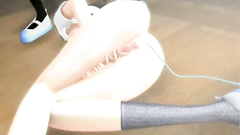 Asian School Girl Penetrated Into Her Holes In 3d Porn