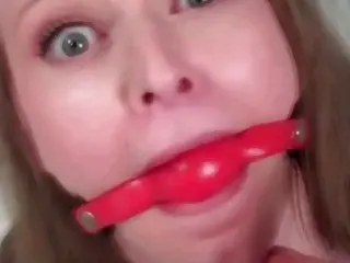 Blonde Babe Pissed On Her Pants While Getting Span BDSM