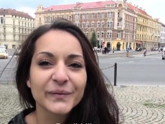 Public Pulled Euro Persuaded To Fuck For Cash