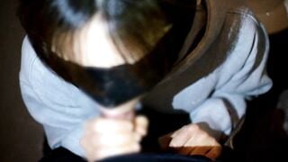 【Today’s Blowjob】An Estrus Japanese Amateur Wife Gives A Blowjob In A Public Toilet.【cumshot】bukkake