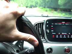 American Girl Hitchhikes A Ride Not Only In His Car POV