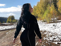 Well Shaped Amateur Teases To Fuck Her Outdoors   Sweetie Fox