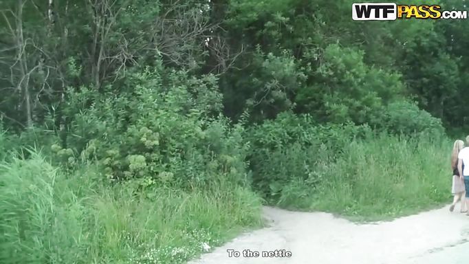 Russian Girl Likes Nature And Cock