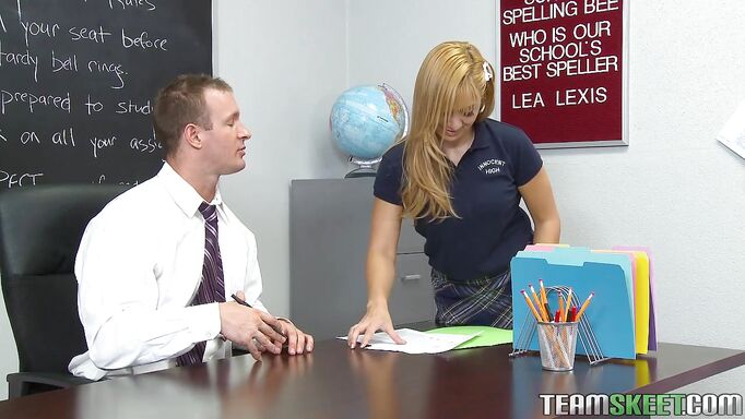 Lea Showing Her Teacher What Skills She Has Got