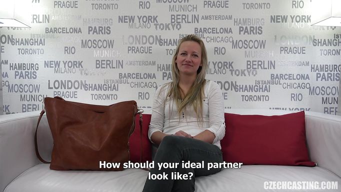 Blonde Czech Gets Fingered Hard