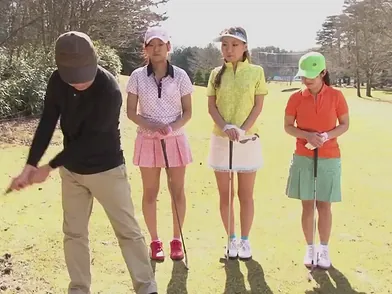 3 Cute Japanese Girls With The 1 Lucky Guy