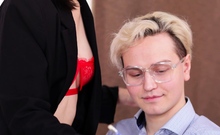 An Asian Woman Gives Anal To A Blonde Guy