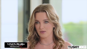 TUSHY Hot Blonde MILF Charlie Forde Squirts Like A Fountain During Anal