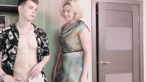 Exciting Stepmom Catches Her Cheeky Stepson In The Act