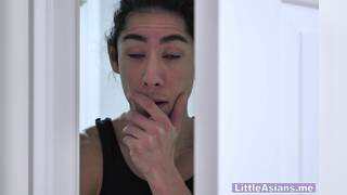 Big Ass Asian Lesbians Sucking Big Hard Dick After Passion Pussy Licking