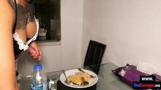 Big Tits Asian Teen Housemaid Fucks Her Friend After Hot Amateur Blowjob