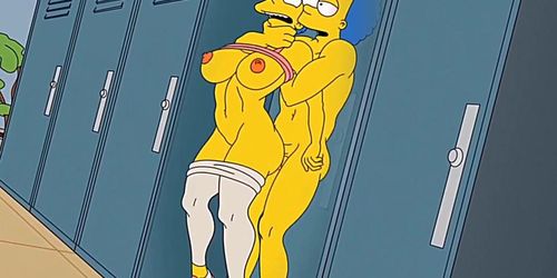 Housewife Marge Moans With Pleasure When Streams Of Hot Sperm Fill All Her Holes / Toons / Anime / Hentai (Kim Triple X, Visual Novel)