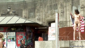 Hairy American Tourist Pounded In Bdsm Bar