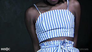 Poor Black Hottie Amari Anne Is Handcuffed And Bent Over For Fun