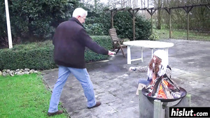 Bunny Babe Gets Her Hoochie Pussy Copulated Outdoors