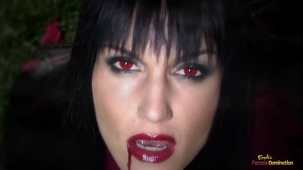 Guy With A Big Cock Binds A Vampire With Chains And Fucks Her Hard