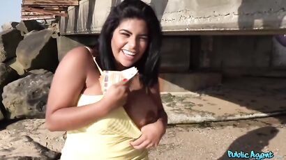 Gorgeous Hispanic Curvy Babe Sheila Ortega Sold Her Slit To Stranger