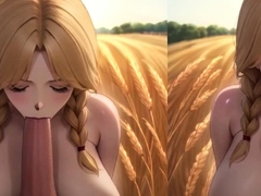 Country Dame With Giant Breasts Enjoys Tough Outdoor Hump