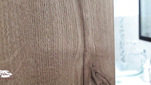 Thick Stepsis Got Spied On In The Shower, So Ends Up Fucking Him