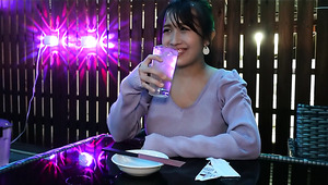 Big Boobed Asian Classmate Turned Out To Be A Whore Right After The First Date In A Restaurant