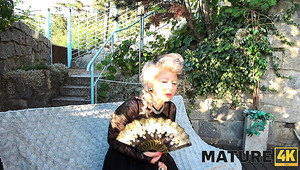 Public Fuck And Blowjob With Slutty Mature Widow