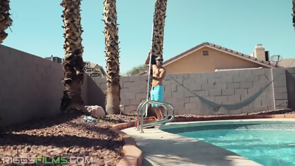 Big Boob Bikini Babes Fucking The Pool Guy