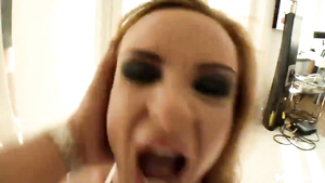 Bosomy European Blond Bonny Bon Gangbang