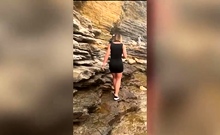 Blonde Russian Amateur Fucked Outdoor Pov