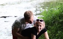 Blonde Teen Amateur Loves Cum In Nature