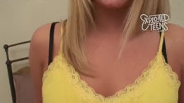 Long Legged Blonde Teen Gives An Amazing Blow Job