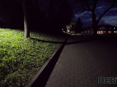 Slim Blonde Gal Fibi Euro Resorts To Her Slutty Skills To Make The Debt Collector Leave Her In Peace