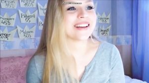 So Cute Young Blonde Teen Lost In Lust