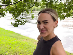 After Walk Fuck On A Desk With Perfect Blonde MILF With Big Tits