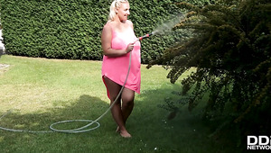 MILF With Huge Boobs Krystal Swift Rubs Big Dick And Fucks Till Cumshot