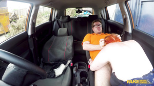 Voluptuous Ginger Babe Fucks In Car