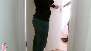 A Masked Chinese Girl Pleasures Her Arse