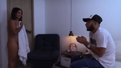 Poker Player SoldierHugeCock Fucks Sexy Latina Cousin Gabby Jimenez