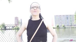 GERMAN SCOUT   Real Anal Sex Casting With German Long Labia Small Tits Wife