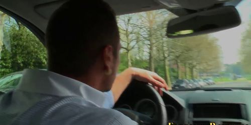 Handcuffed European Babe