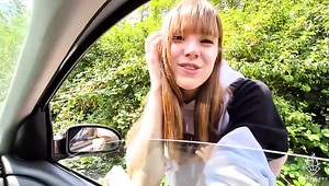 Anne Eden Put On Sexy Leather Leggings And Seduced A Guy