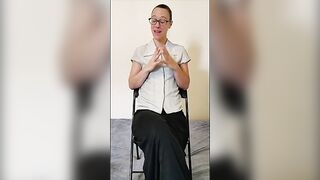 Sex Therapy With A Hot And Fit French Nerdy Beauty   Solo Female In French