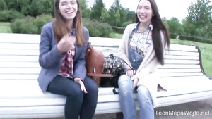 Butt Fuck 3some With European Cuties   Amateurs