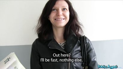 Real Brunette Tourist Fucks For Money In Public   European Reality Porn