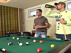 Group Sex On A Pool Table With Slutty Babes