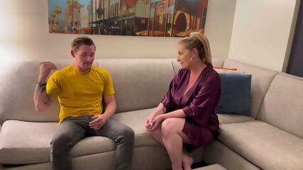 Stepson Alex Envy Comes Find His Stepmom Danni Get Her